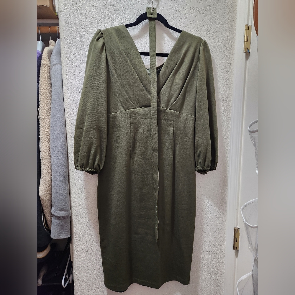 Vixen by micheline pitt olive bawdy wiggle dress
